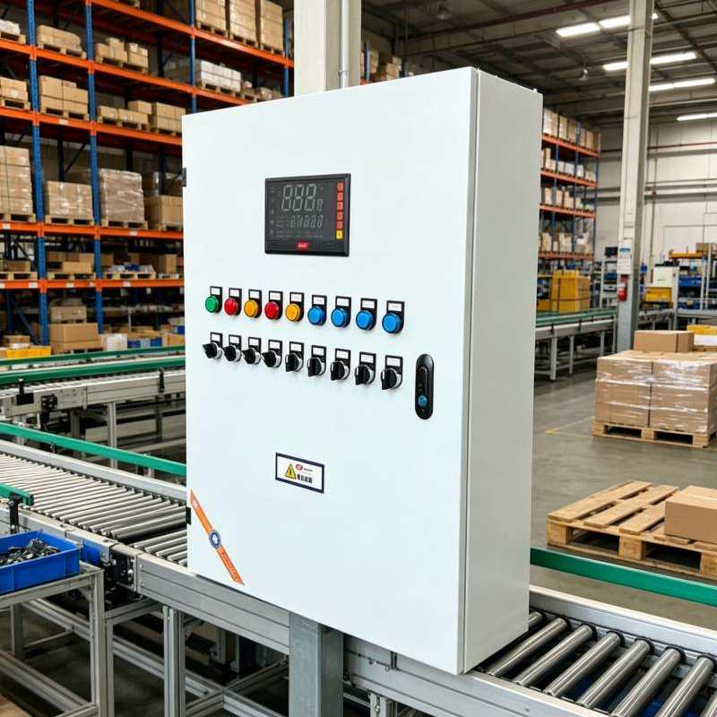 PLC Electric Control Box | IP65 Industrial Control Cabinet | Production Line