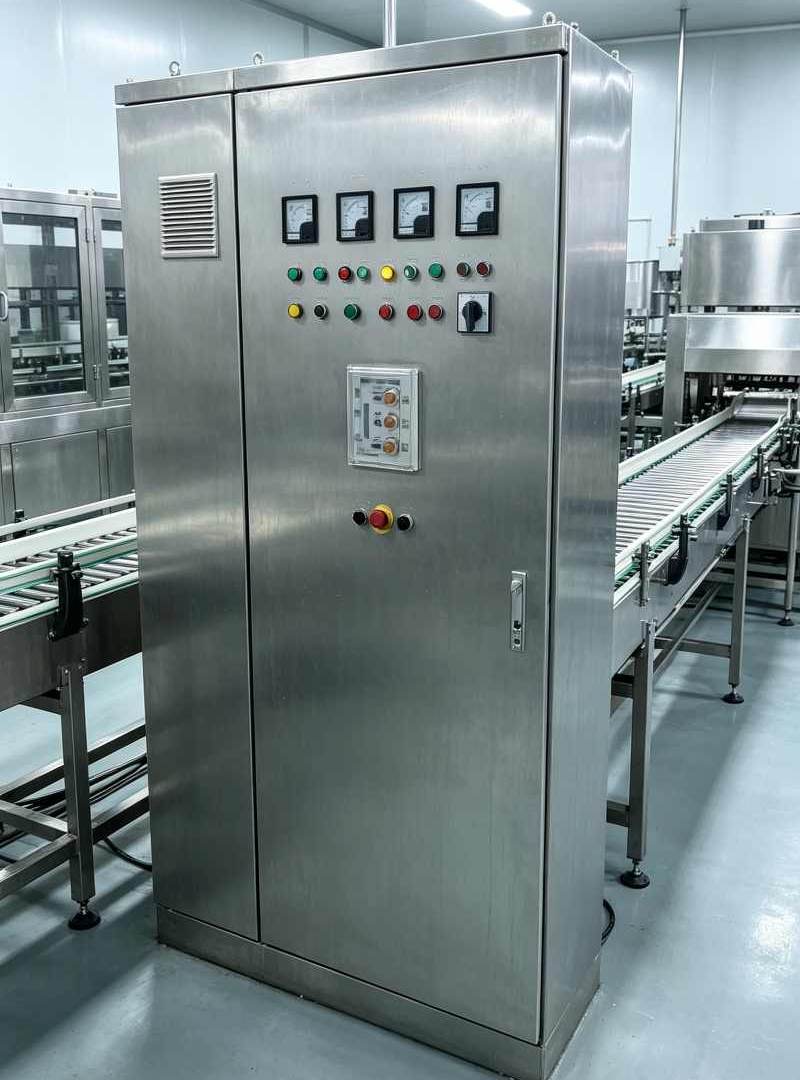 Custom 304 Stainless Steel Electric Control Box | Sheet Metal Enclosure Fabrication