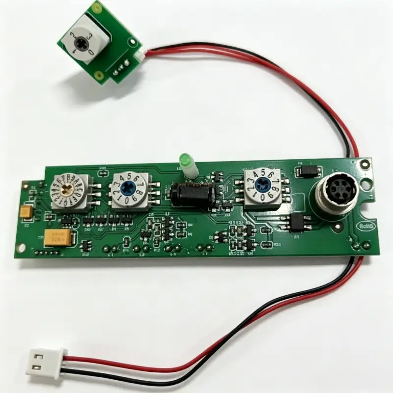 ST-ETS23 MCCB Controller Internal PCB with Coded Switches and Communication Interface | Wanlong Electric