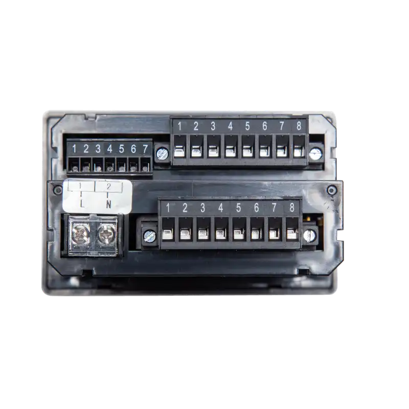 ST420HF electrical fire monitoring detector rear terminal connections with RS485 and relay output ports