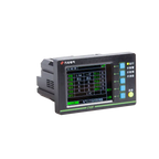 ST420HF combined electrical fire monitoring detector with 2.8-inch color display showing residual current and temperature readings